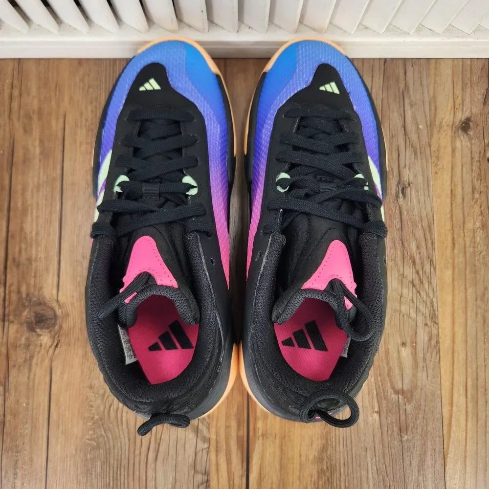 Adidas Exhibit Select 2.0 Womens 7 Black Blue Basketball Sneakers Shoes IH5277 - Picture 5 of 9